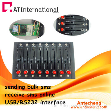 8 Port Receive and Send Bulk SMS GSM Modem Pool USB/RS232